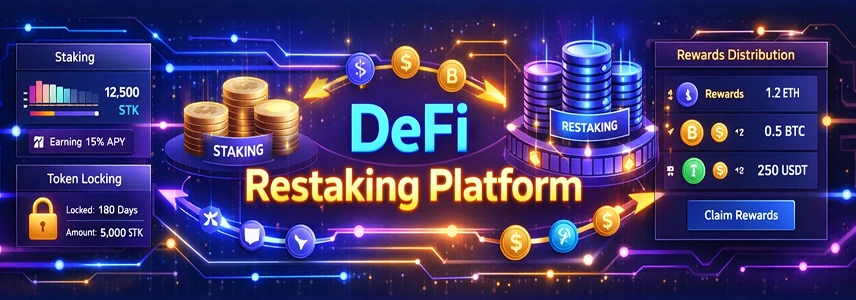 DeFi restaking platform development services
